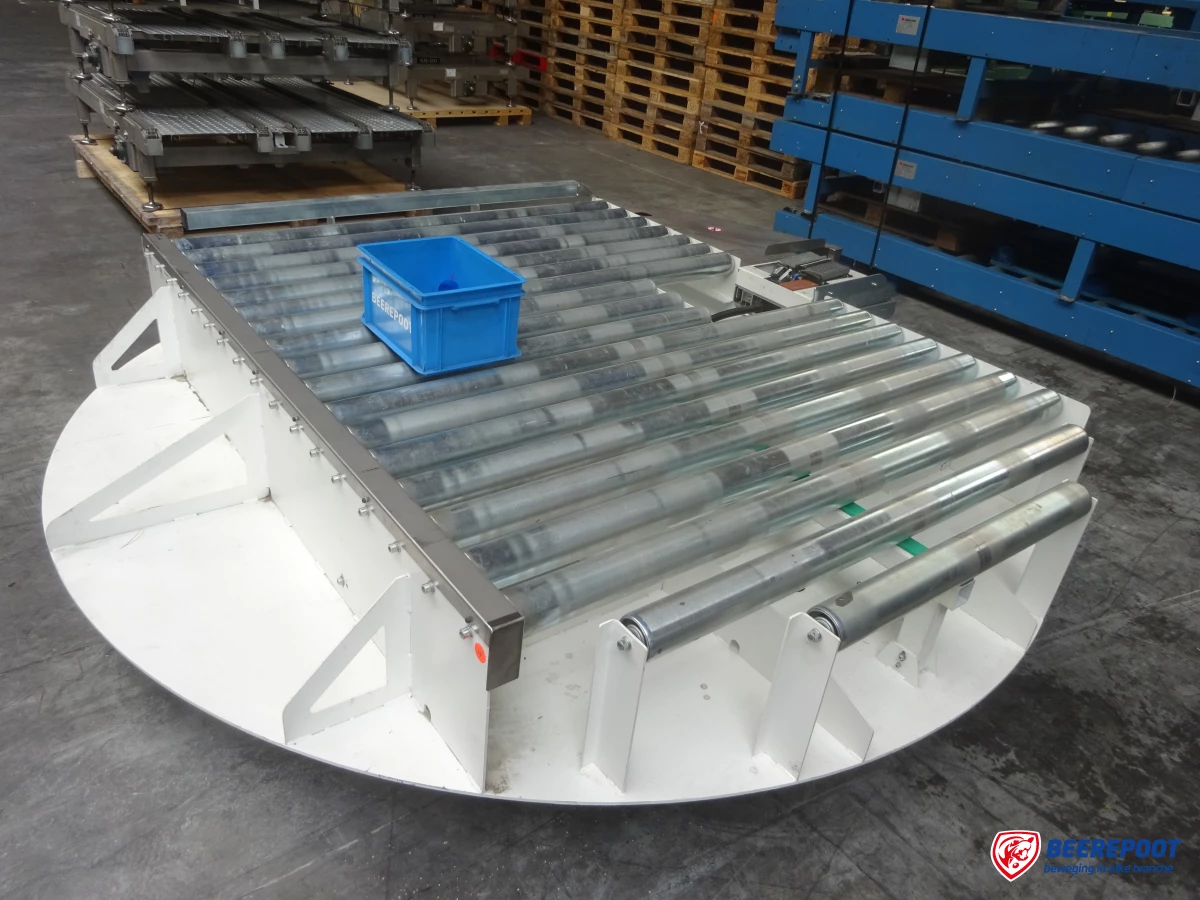 Roterende rollenbaanwissel